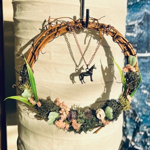 Midnight Garden Magic 6 in Wreath