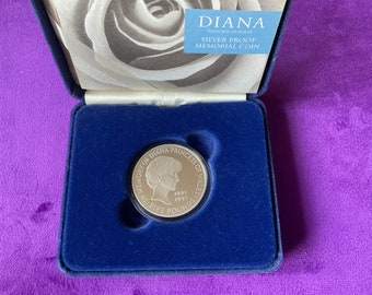 ★ダイアナ妃メモリアル Silverproof memorial coin ☆ダイアナ妃メモリアルコイン Silverproof memorial coin