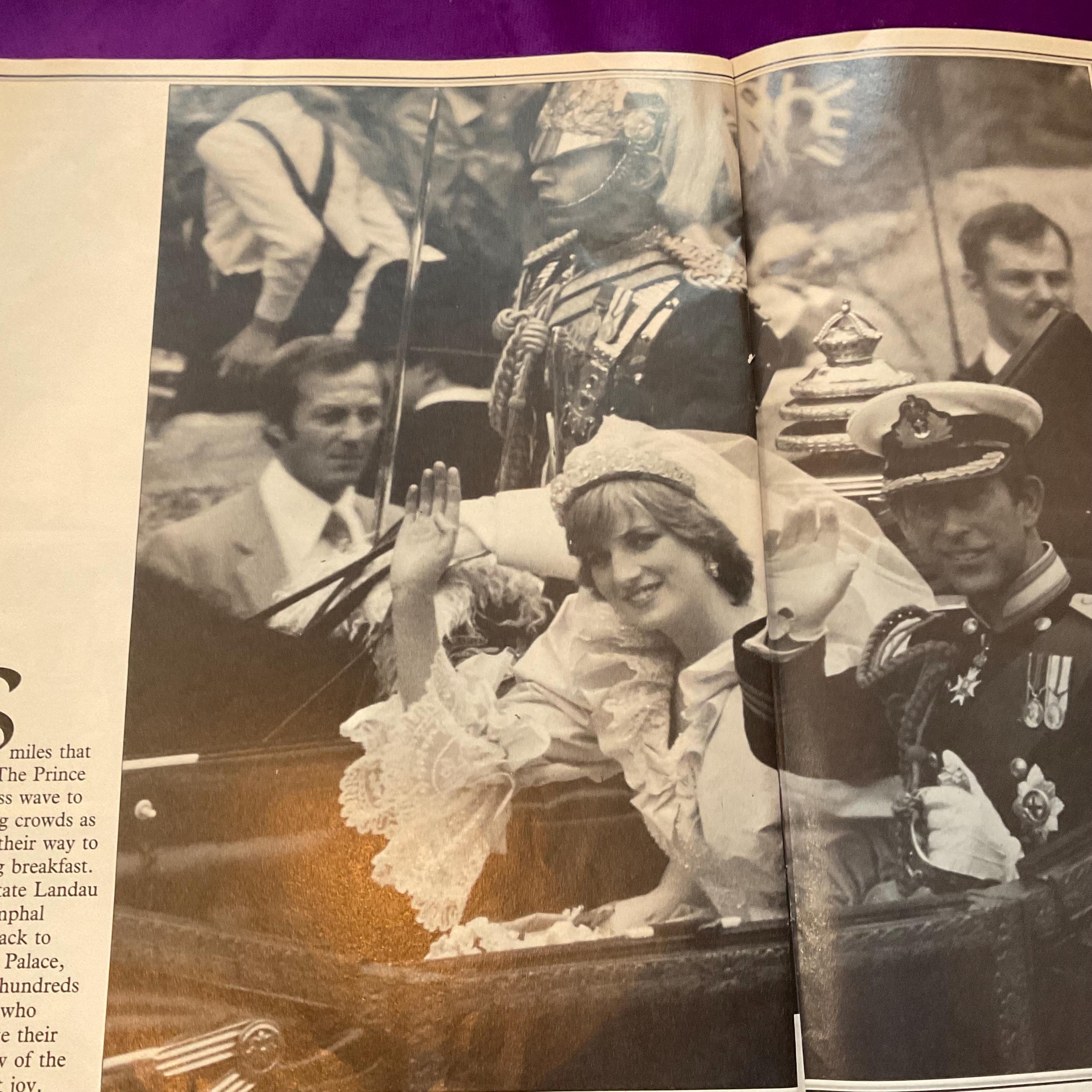 ダイアナ妃とチャールズ皇太子のヴィンテージウェディング記念品 1981