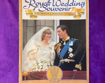 ダイアナ妃とチャールズ皇太子のヴィンテージウェディング記念品 1981