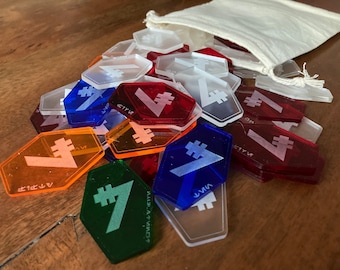 Sabacc - Star Wars poker chips for Coruscant Shift & Corellian Spike