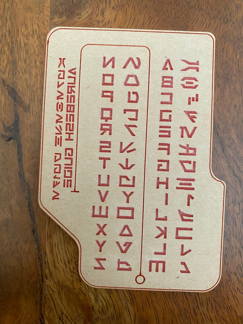 Aurebesh Pocket Translator Star Wars Etsy Ireland