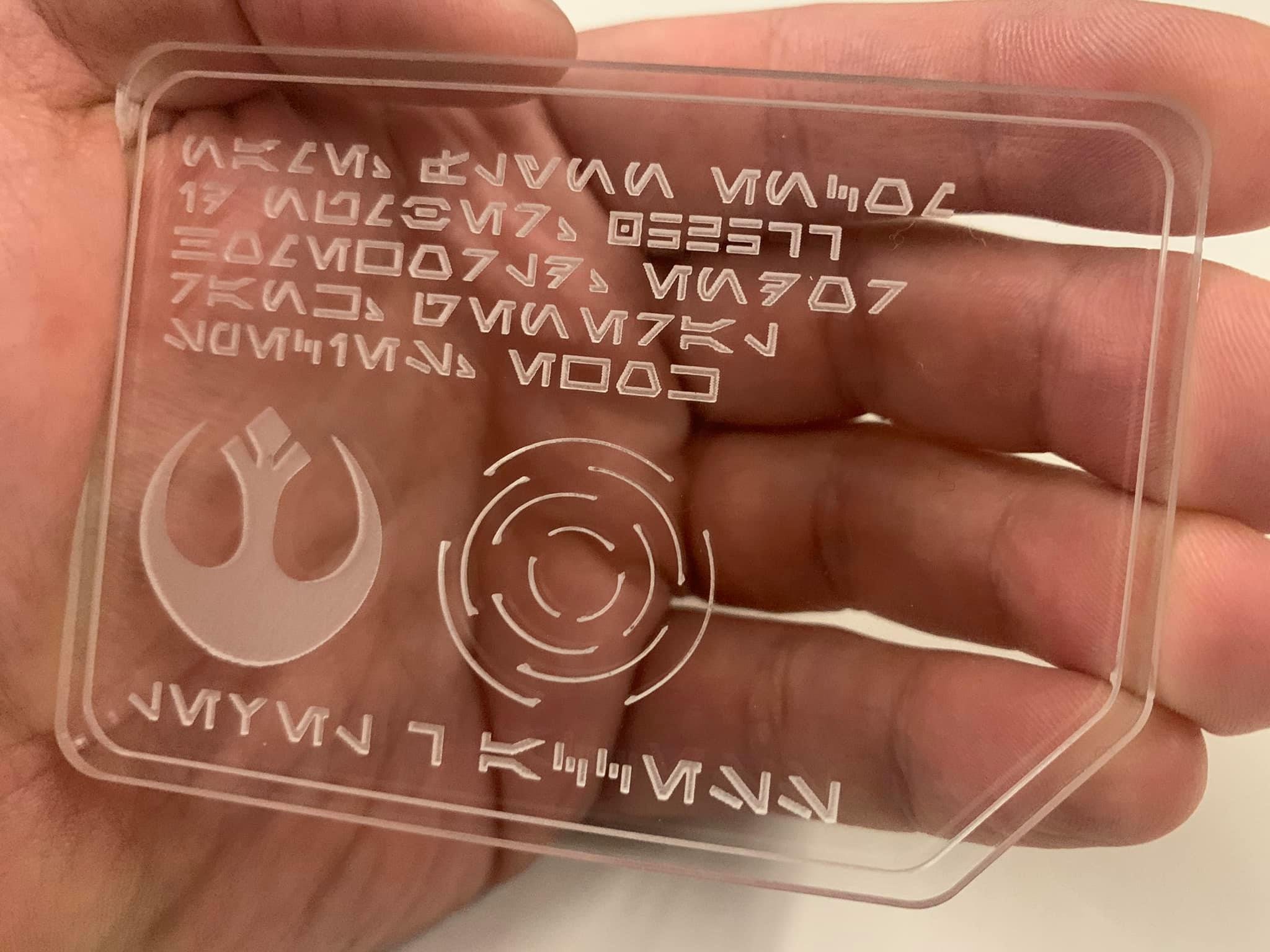 Star Wars Universe ID Card Etsy Canada