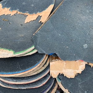 1 Broken Skateboard Deck Perfect for Arts and Crafts