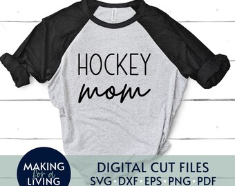Arquivo SVG para Cricut com o tema "Mãe de Jogador de Hóquei" – Esportes em Família