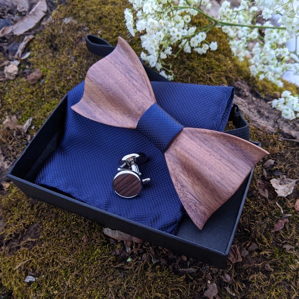 wooden bow tie etsy