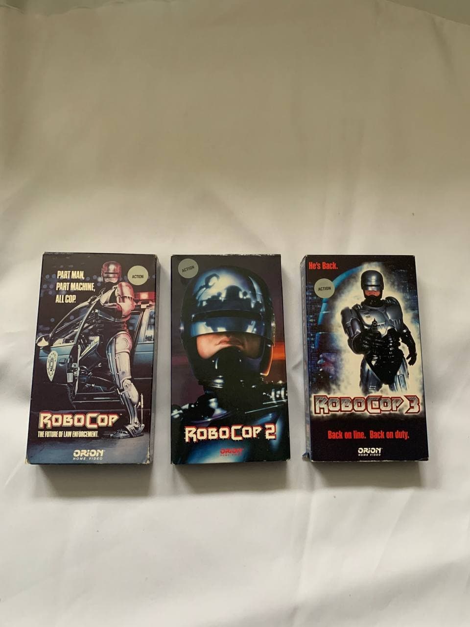 RoboCop Trilogy VHS Video Cassette Tape Movie Vintage Etsy