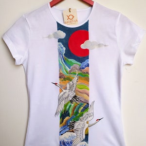 Camisetas pintadas a mano Etsy Espana