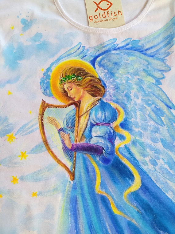 Angel hotsell painting shirt