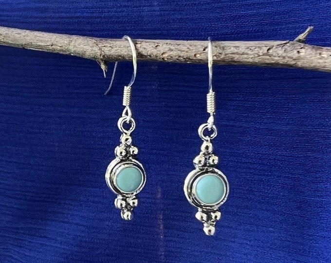 Turquoise 925 Sterling silver Earrings