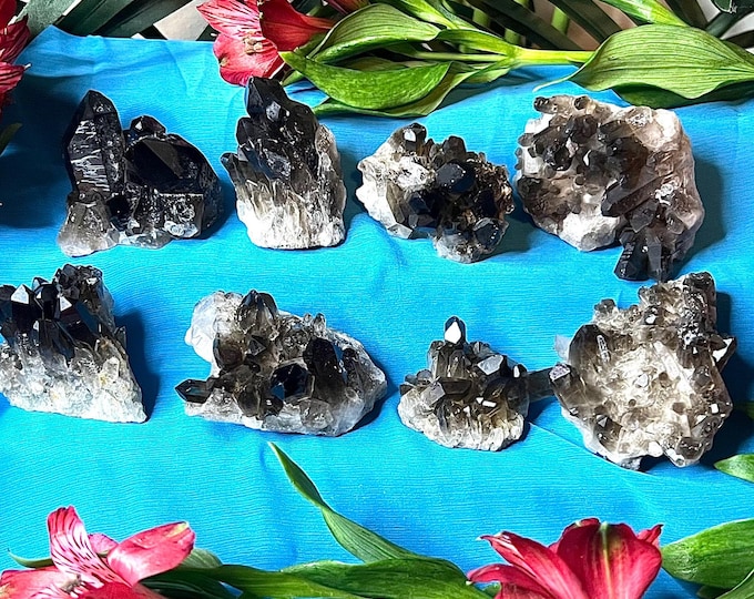 Smoky Quartz Cluster