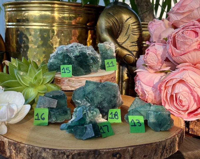 Natural Fluorite Cluster