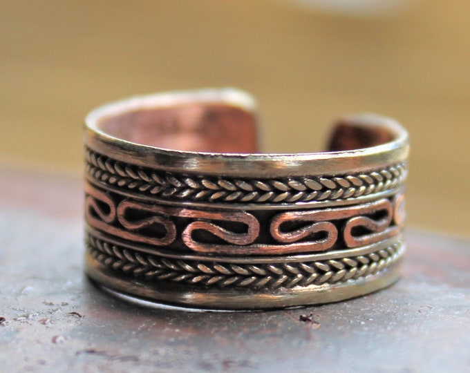 Copper Adjustable Ring