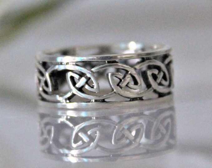 Irish Sterling Silver Band Ring