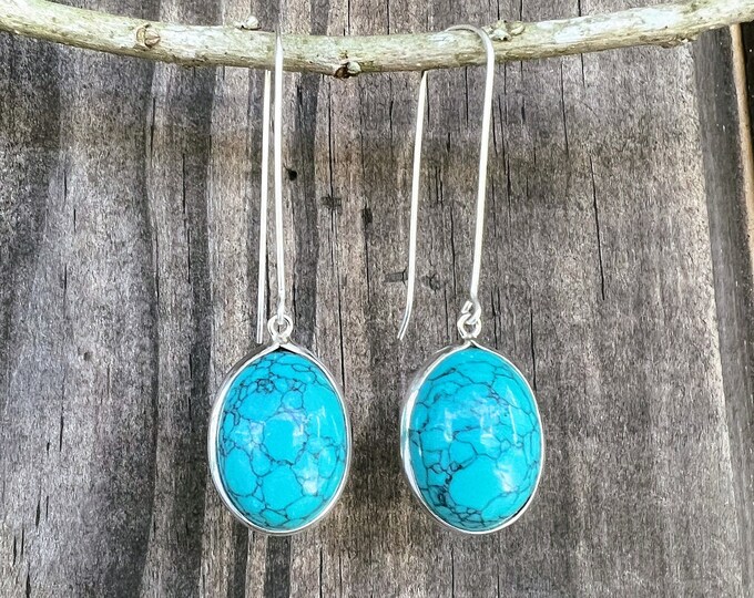 Turquoise Sterling Silver Earrings