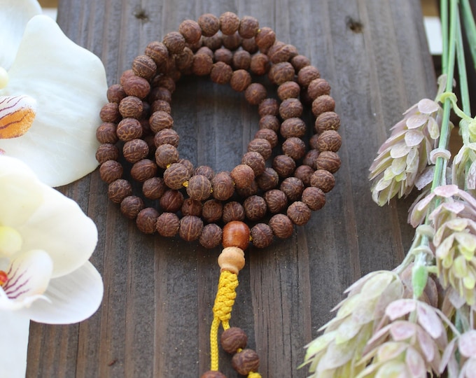 Sandalwood Mala Necklace