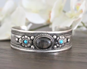 Labradorite Cuff Bracelet