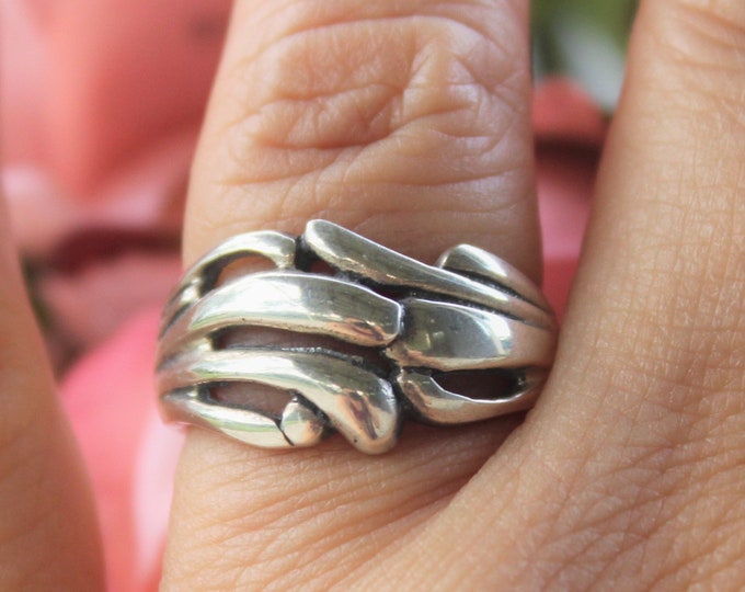 Statement Sterling Silver Ring