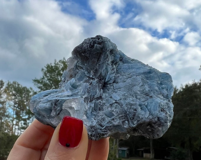 Rare Paraiba Blue Kyanite Chunk ~ Stone of Truth and Balance