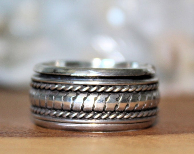 Sterling Silver Spinner Ring