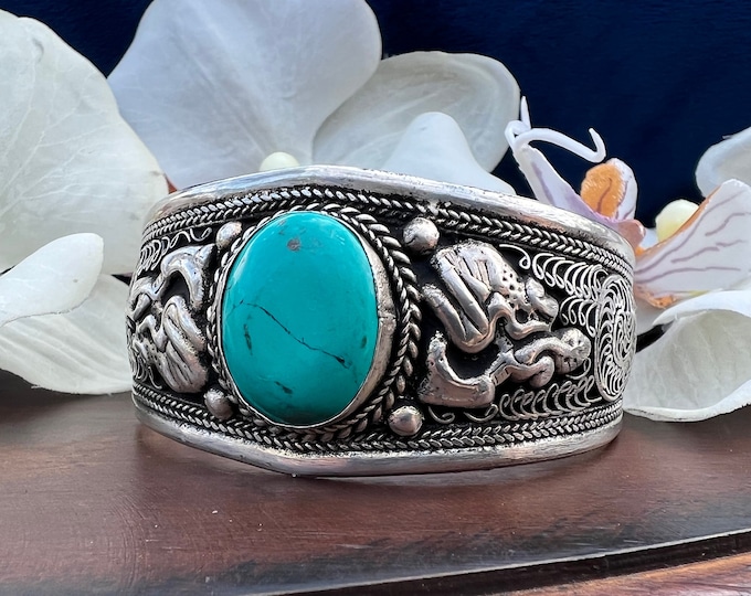 Turquoise Bracelet ~ Country Bracelet ~ Bohemian Bracelet ~  Gypsy Bracelet ~ Cowboy Bracelet ~ Cowgirl Bracelet ~ Southwestern Bracelet