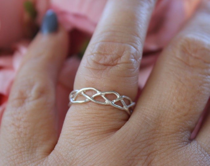 Sterling Silver Band ring . Available size 6