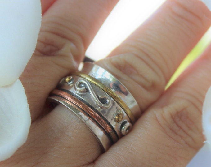 Sterling Silver Spinning Ring