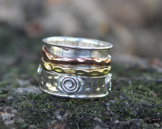 Sterling Silver Spinner Ring