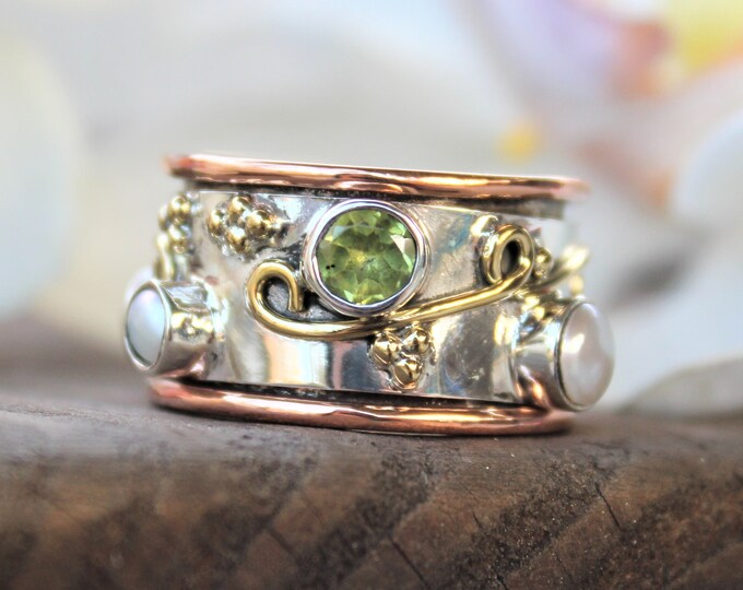 Peridot Sterling Silver Ring