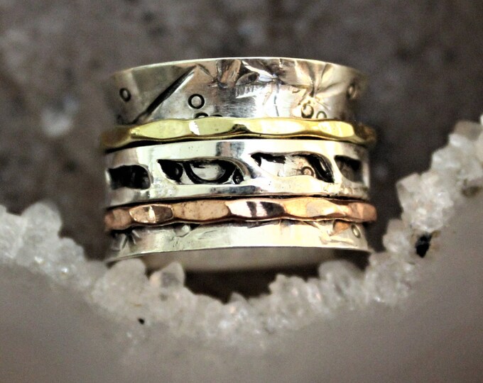 Sterling Silver Spinner Ring