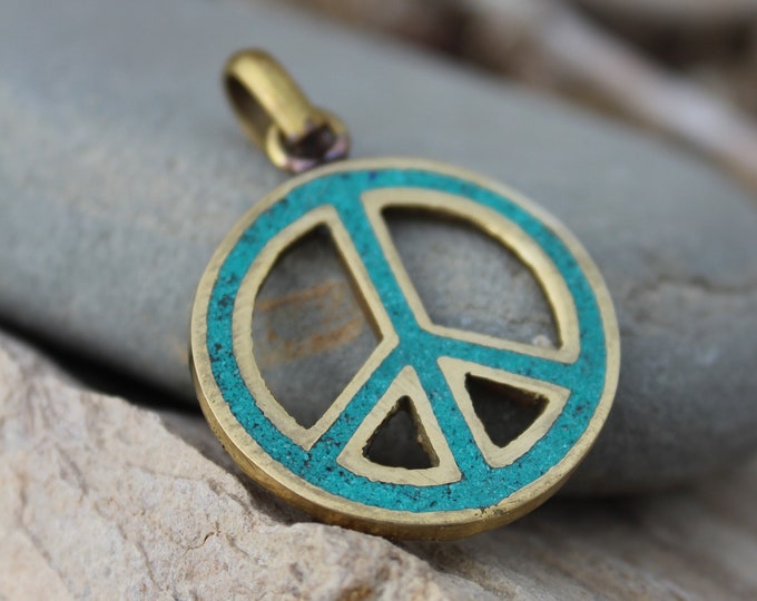 Peace Turquoise Pendant