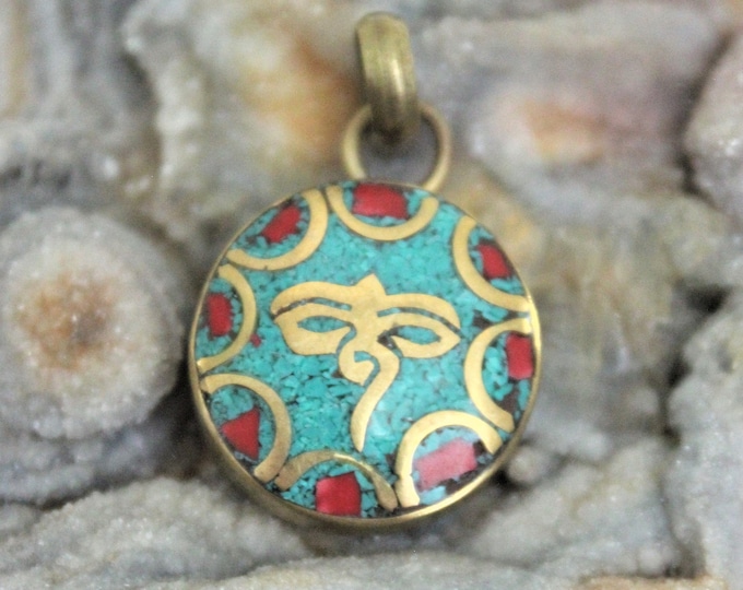 Third Eye Turquoise Pendant Necklace