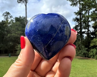 Lapis Lazuli Heart Stone of TRUTH