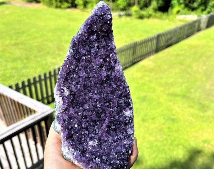 Amethyst Cluster ~ Beautiful Amethyst ~ Amethyst Specimen ~ Amethyst Crystal ~ Birthstone Amethyst Specimen ~ Purple Stone ~ Home ~ Reiki