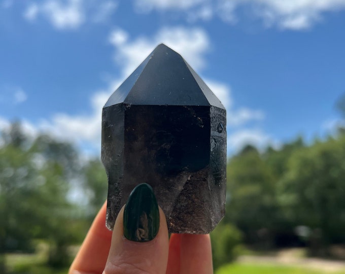 Smoky Quartz Natural Point  ~ Smokey Quartz Natural point ~ Home Decor ~ Healing Crystal ~ Quartz Crystal ~ Rare Piece ~ Rock Collector