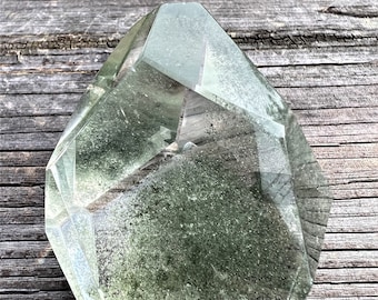 Clear Quartz with Inclusion Faceted Point