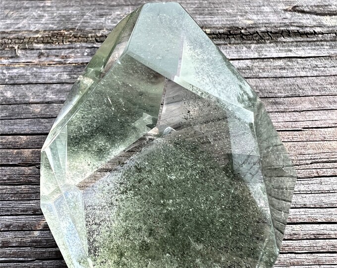 Clear Quartz with Inclusion Faceted Point