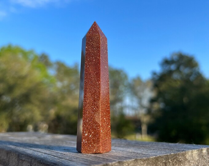 Gold Sandstone Point ~ Stone of Confidence