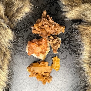 Tangerine Quartz Crystal Cluster ~  Quartz Cluster ~ Orange Crystal Specimen ~ Tangerine Quartz ~ Stone for Energy, Sacral Chakra ~ Home