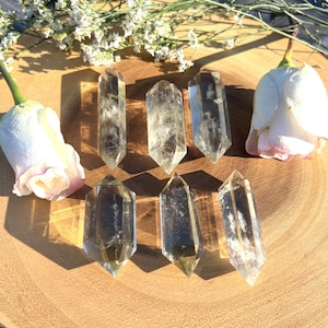 Citrine Double Point ~ Success Stone ~  Citrine Quartz Double Terminated ~ Citrine Wand ~ Metaphysical  Quartz ~ Healing Crystal ~ Massage