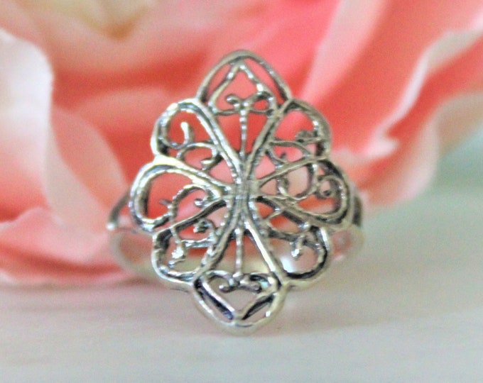 Sterling Silver ring . Available size 8 or 8.5