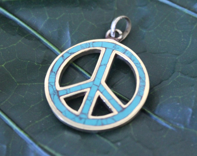 Peace Turquoise Pendant