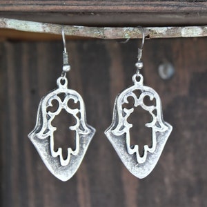 Hamsa Dangle Earrings