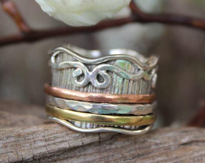 Sterling Silver Meditation Ring