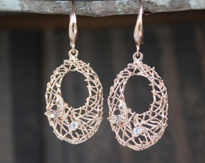 Rose Gold Earrings