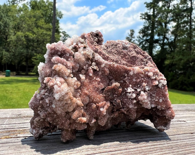 Unique Drusy Quartz on Sphalerite