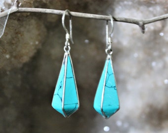 Turquoise Earrings or  Lapis Lazuli Earrings