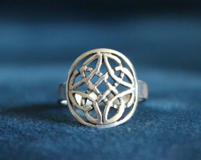 Sacred Geometry Sterling Silver Ring