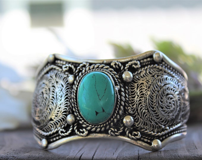 Birthstone Cuff Bracelet