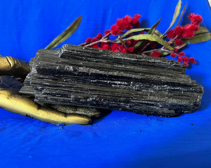 Large Stunning Black Tourmaline Chunk